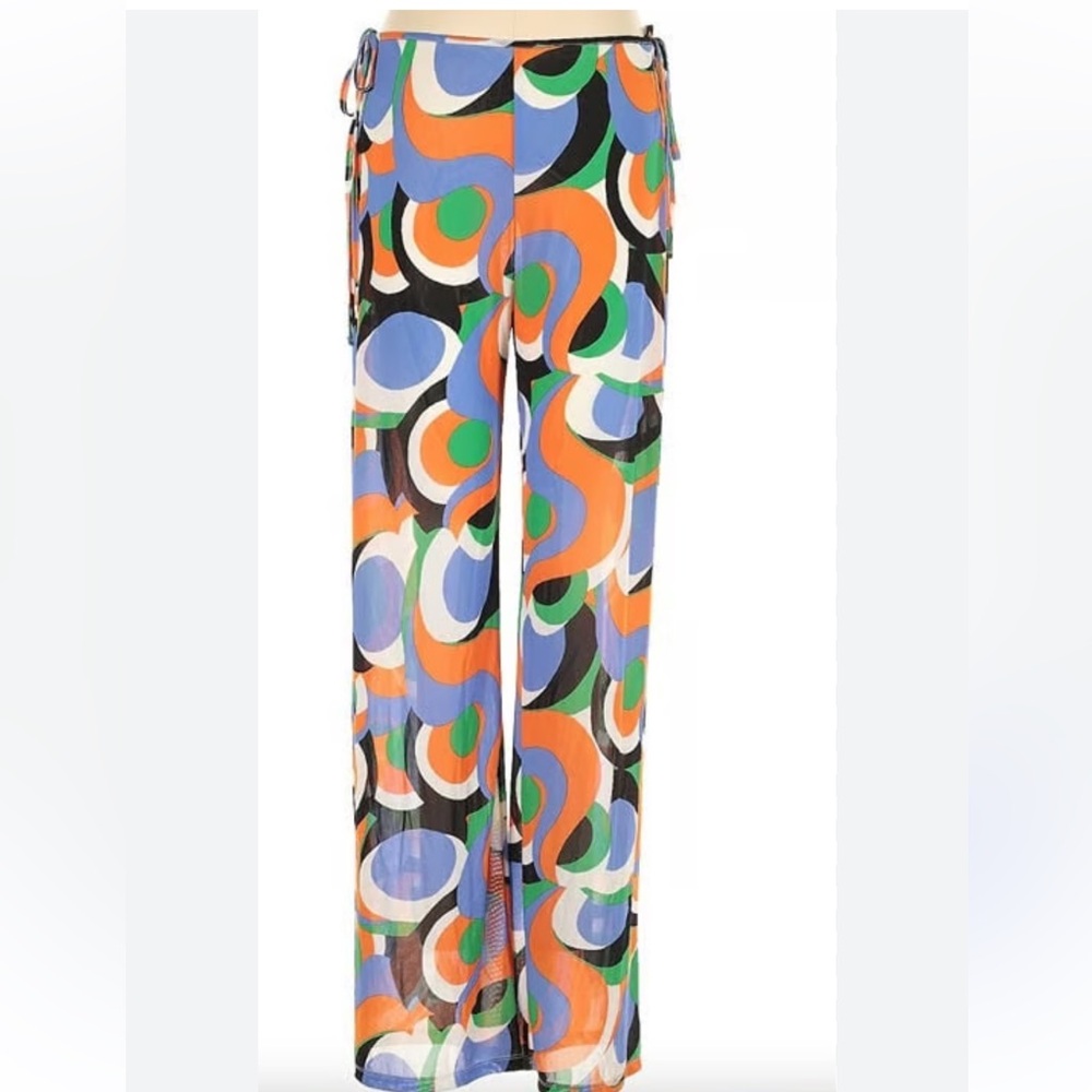 SOLID & STRIPED Multicolor Pants- swim coverup